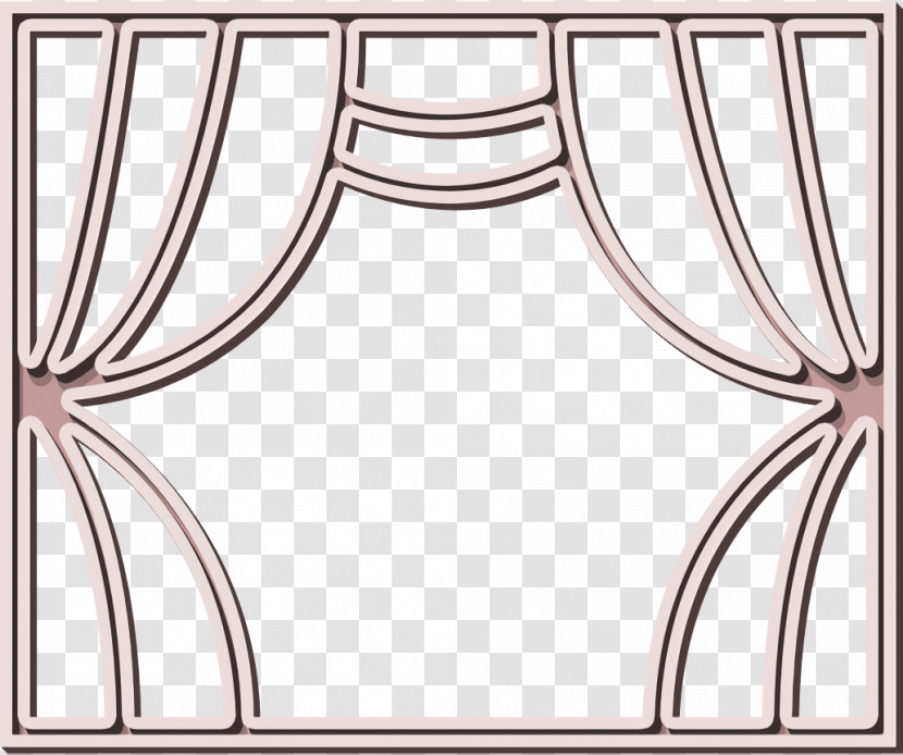 Theater Icon Stage Icon Hollywood Icon Transparent PNG
