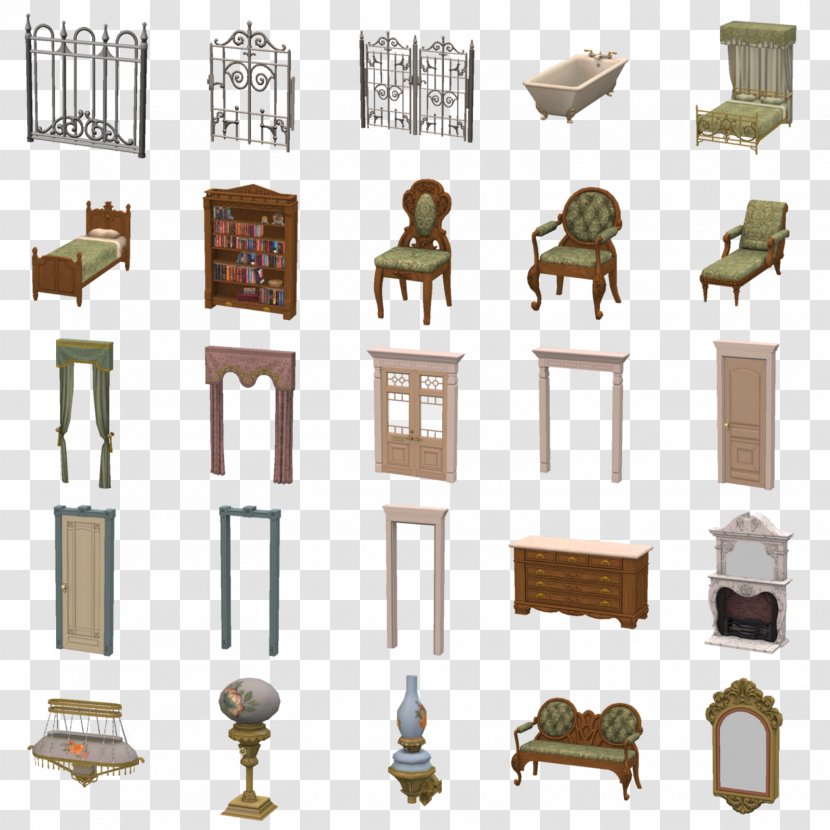 The Sims 3 4 Furniture Expansion Pack Bedroom - Kitchen - Excessive Decoration Design Without Buckle Transparent PNG