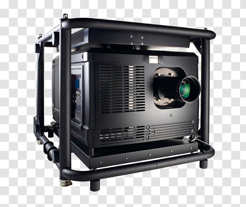 Barco Multimedia Projectors Digital Light Processing 4K Resolution - Camera Lens - Projector Transparent PNG