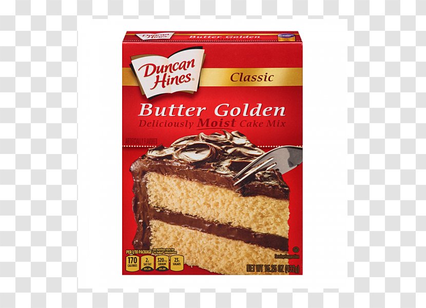 Fudge Cake Cream Frosting & Icing Baking Mix - Golden Transparent PNG