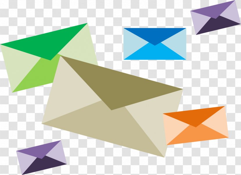 Triangle Origami Paper Transparent PNG