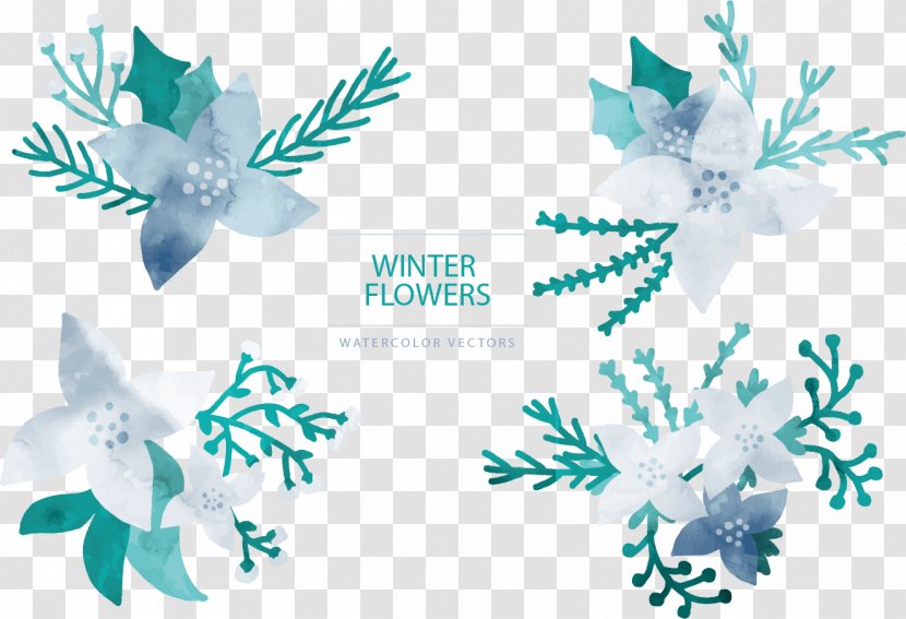 Elements, Hong Kong Graphic Design Winter - Aqua - Vector Into The Transparent PNG