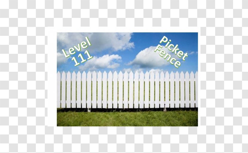 Picket Fence Synthetic Gate Garden Transparent PNG