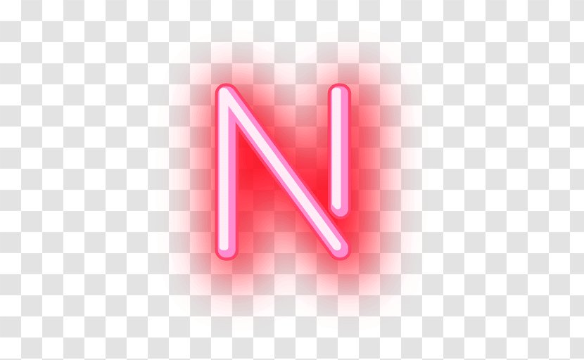 Letterhead Alphabet - NEON Transparent PNG
