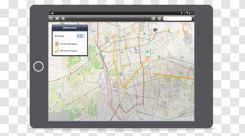 Web Mapping Geographic Information System Mobile App Phones - Gadget - Map Transparent PNG