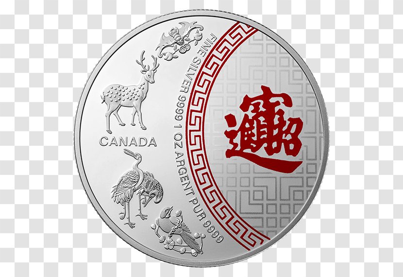 Silver Coin Canada Ounce - Commemorative Transparent PNG