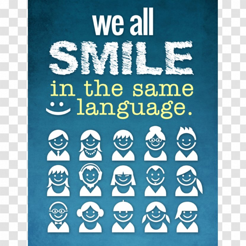 World Smile Day Smiley Happiness - Blue Transparent PNG