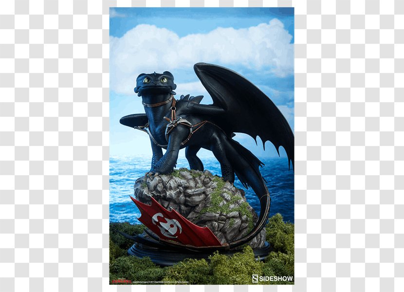 Toothless Sideshow Collectibles How To Train Your Dragon Statue DreamWorks Animation Transparent PNG