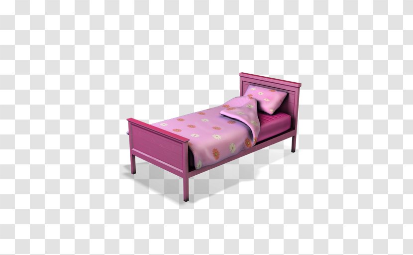 Bed Frame Mattress Pink M - Furniture Transparent PNG