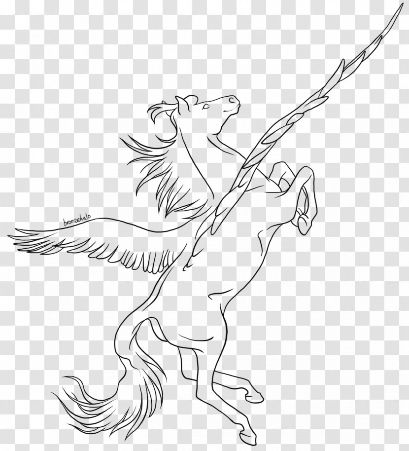 Line Art Drawing Pegasus And Dragon Chibiusa - Mythical Creature Transparent PNG