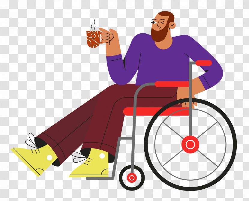 Sitting On Wheelchair Wheelchair Sitting Transparent PNG