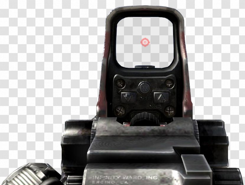 Call Of Duty: Modern Warfare 2 Duty 4: 3 Zombies Holographic Weapon Sight - Reflector - Sights Transparent PNG
