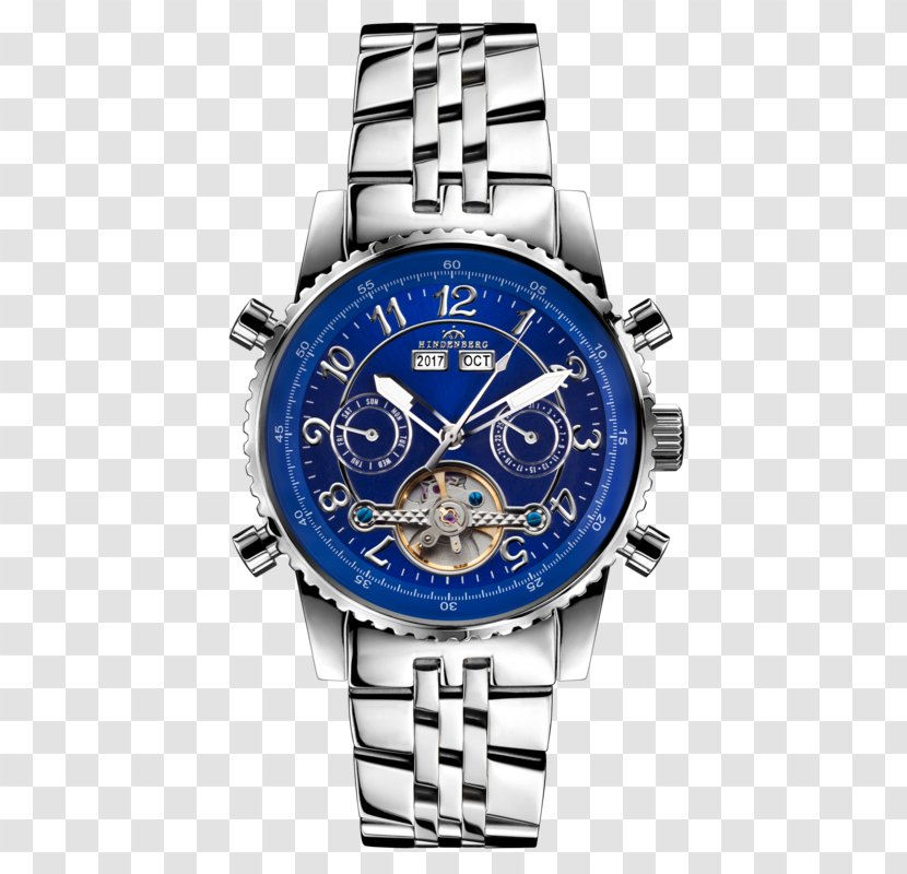 Watch Strap Clock Luxury - Cobalt Blue Transparent PNG