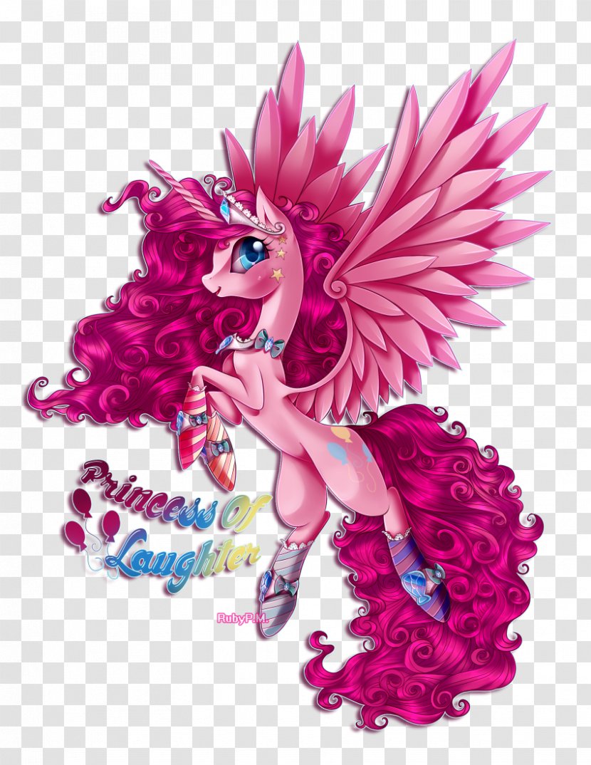Pinkie Pie Pony Twilight Sparkle Rainbow Dash Derpy Hooves - Mythical Creature - Happy Unicorn Transparent PNG