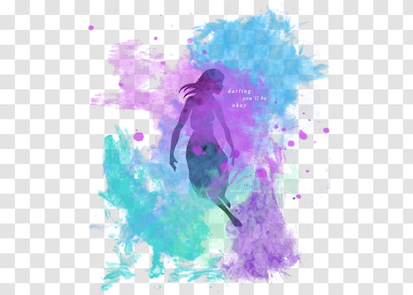 Visual Arts Watercolor Painting - Purple - Ios手机 Transparent PNG