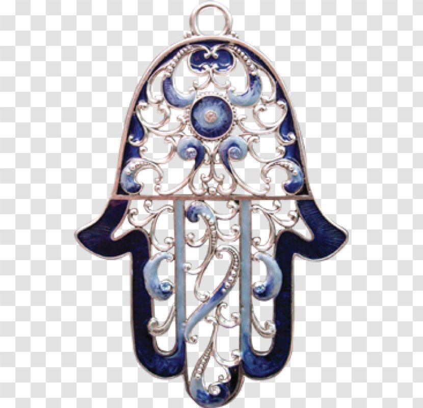 Hamsa Filigree Jewish Ceremonial Art Jewellery Judaism - Pendant Transparent PNG