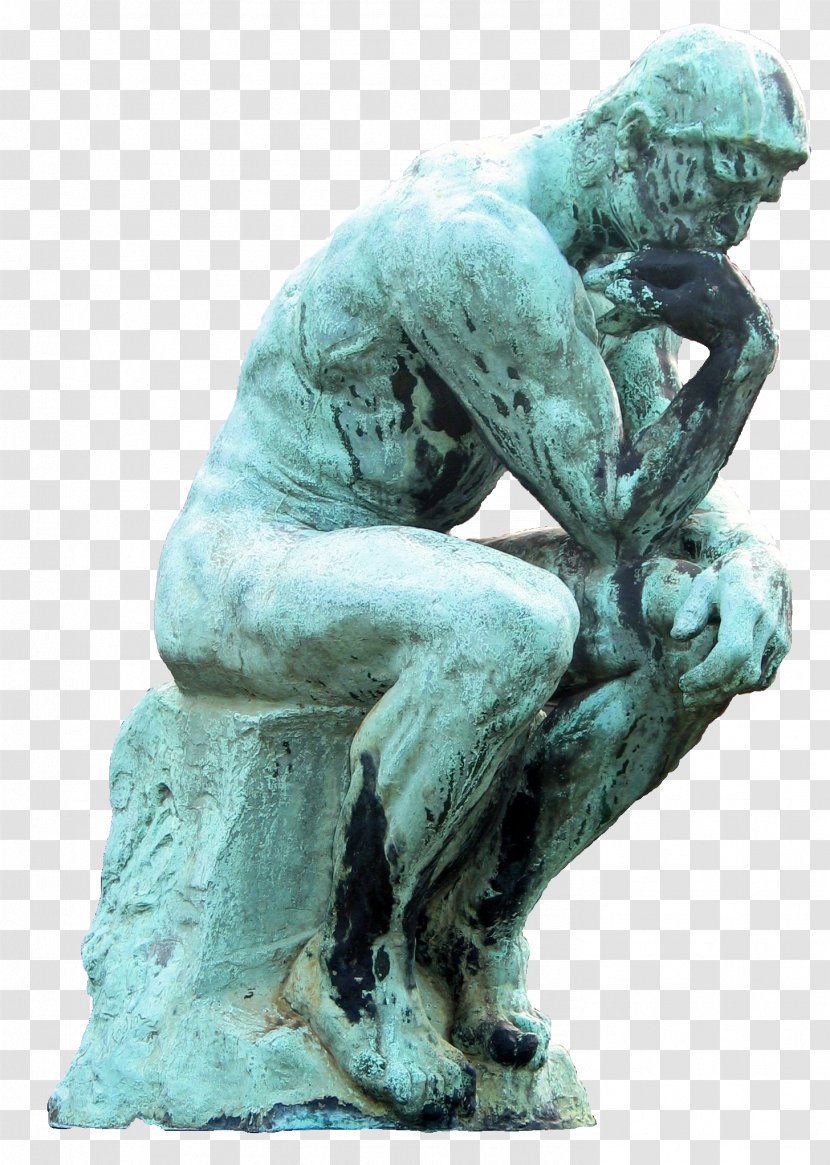 The Thinker Logical Reasoning Thought - Monument - Thinking Man Transparent PNG