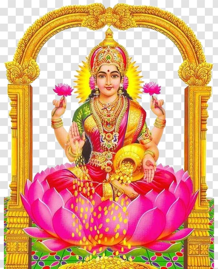 Lakshmi Devi Durga Goddess Sri - Transparent Images Transparent PNG