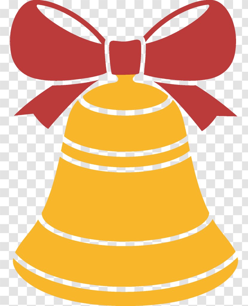 Jingle Bells Christmas - Bell - Yellow Transparent PNG