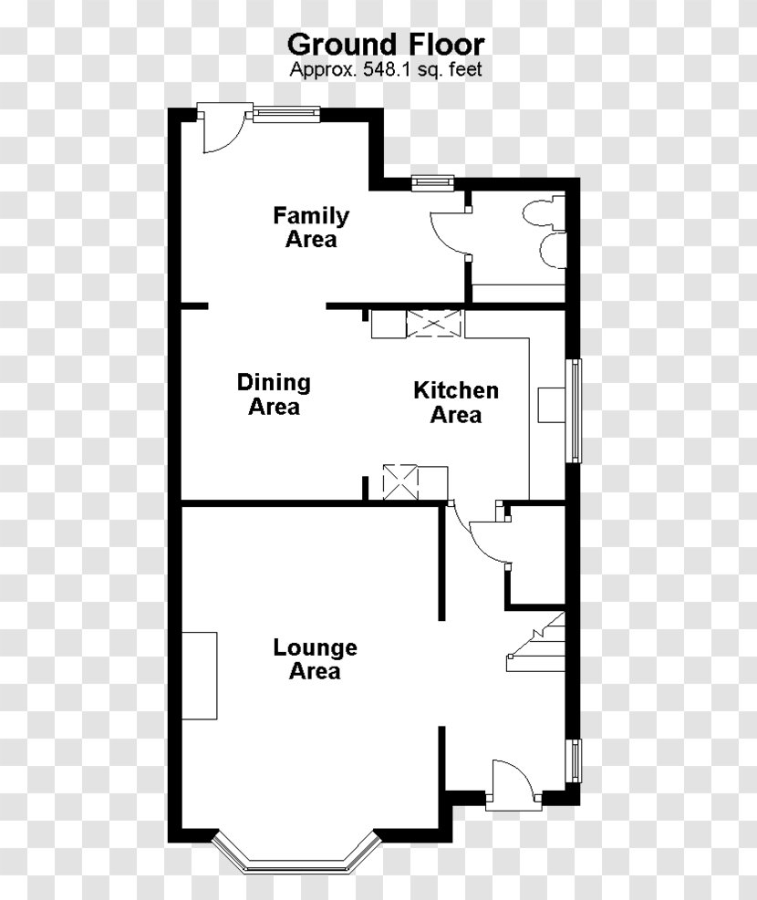 Floor Plan WaterWall Place Luxury Apartments - Black And White - Dartford Fc Transparent PNG