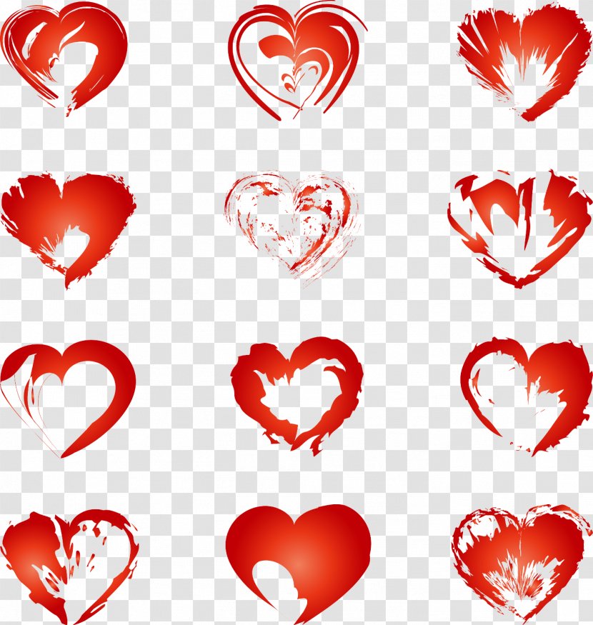 Heart Vector Graphics Clip Art Design Image - Assortment Frame Transparent PNG