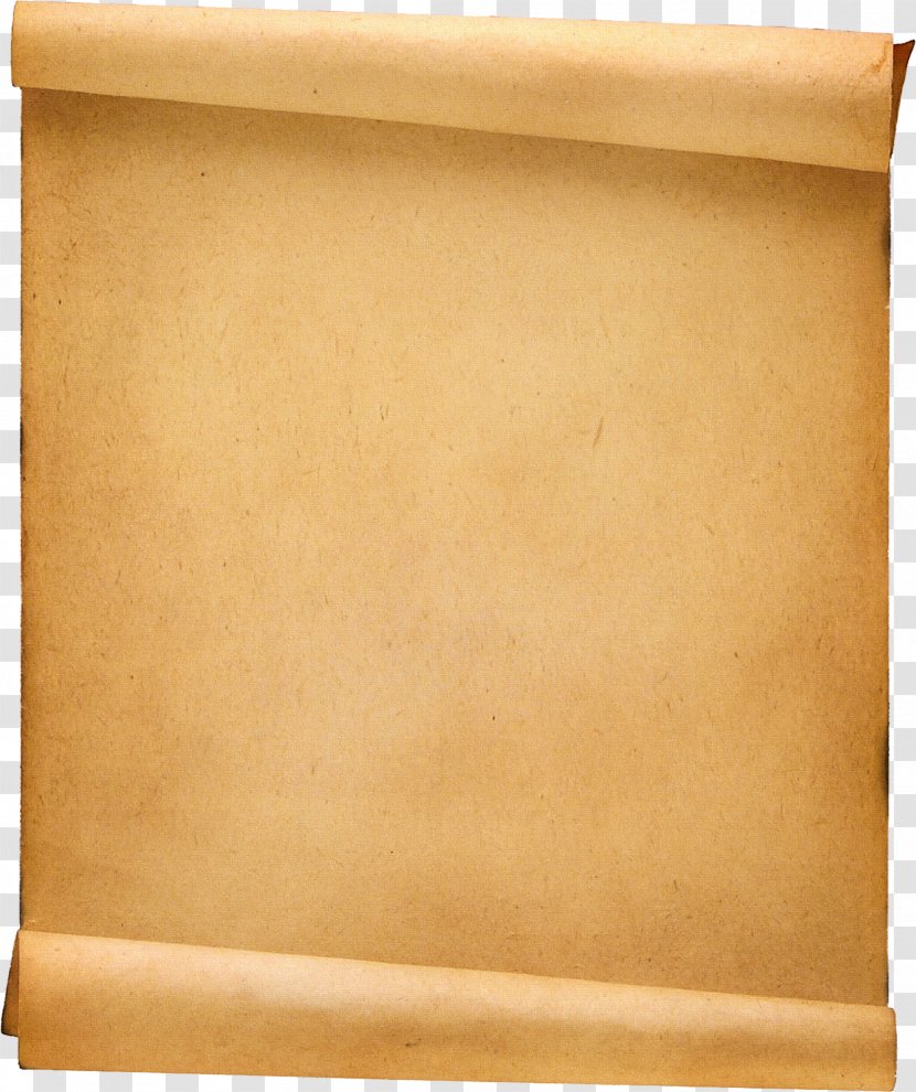 Paper Scroll Template Parchment Clip Art - Plywood - Old Background Transparent PNG