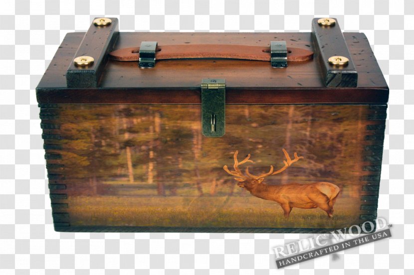 Elk Keepsake Box Shadow Antler - Retirement - Wooden Transparent PNG