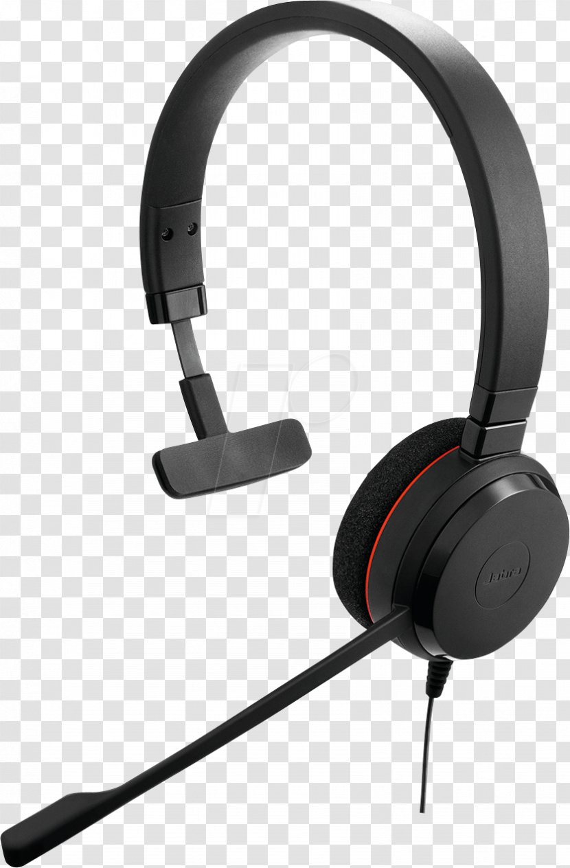 Jabra Evolve 20 Headset Unified Communications Noise-canceling Microphone - Noisecanceling - Adapter Transparent PNG
