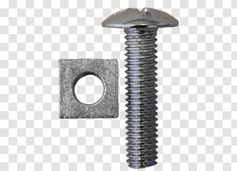 Square Nut Screw Bolt Washer - Fastener Transparent PNG