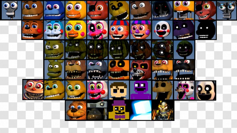 Five Nights At Freddy's: Sister Location The Joy Of Creation: Reborn Animatronics Jump Scare - Collage - Freddy S Transparent PNG