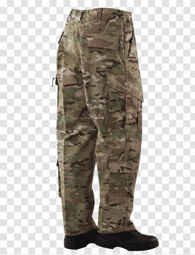 T-shirt TRU-SPEC Army Combat Uniform MultiCam Pants - Military Camouflage Transparent PNG