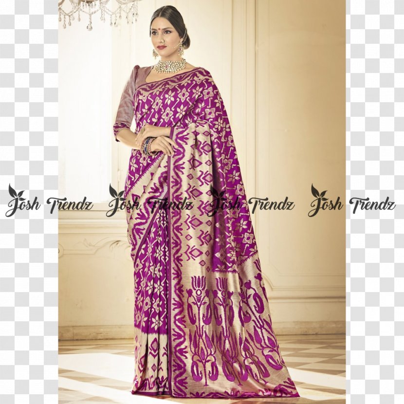 Dress Gown Sari - Pink Transparent PNG