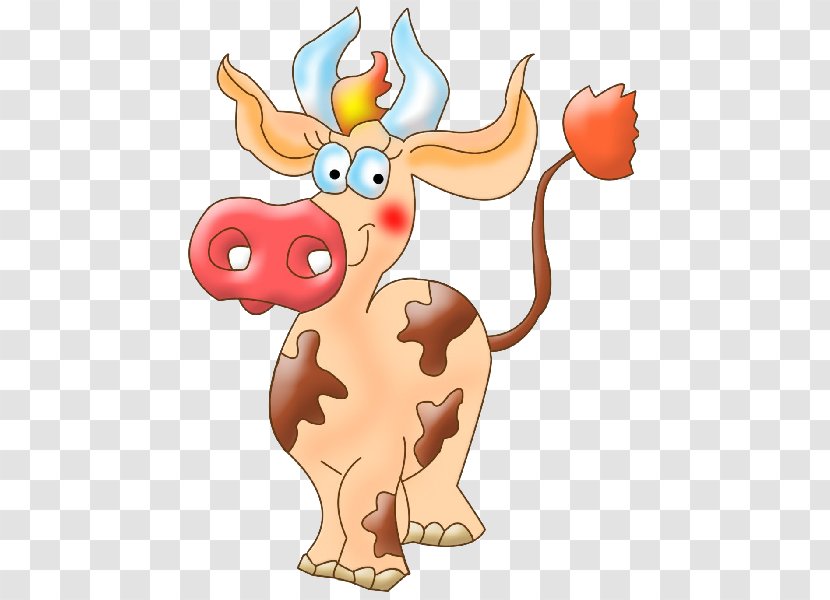 Reindeer Farmerama Funny Animal Clip Art - Heart - Cow Transparent PNG