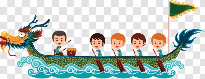 Dragon Boat Clip Art Vector Graphics Chinese - Child Transparent PNG