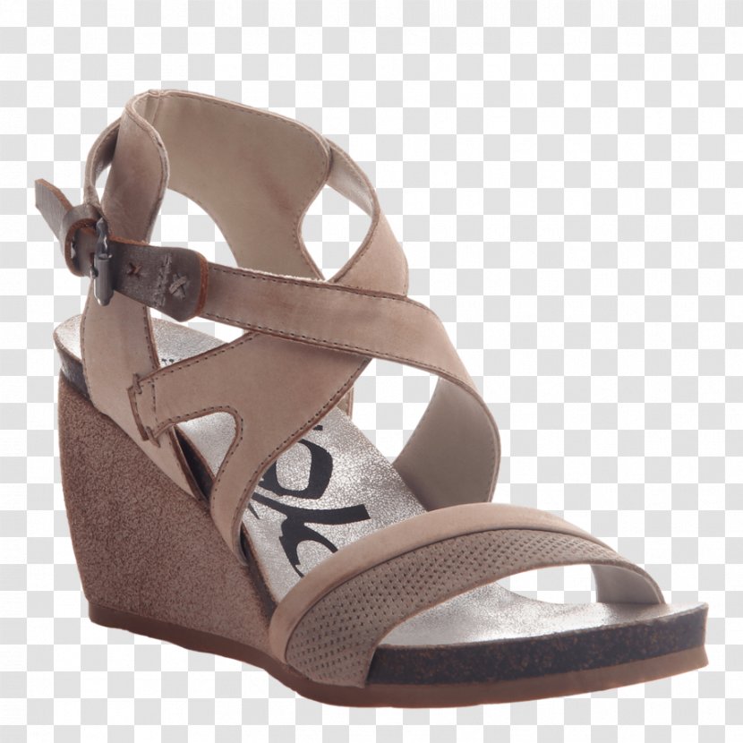 Otbt Freedom Women's Wedge Shoes Stone : 6 M Sandal Slide Transparent PNG