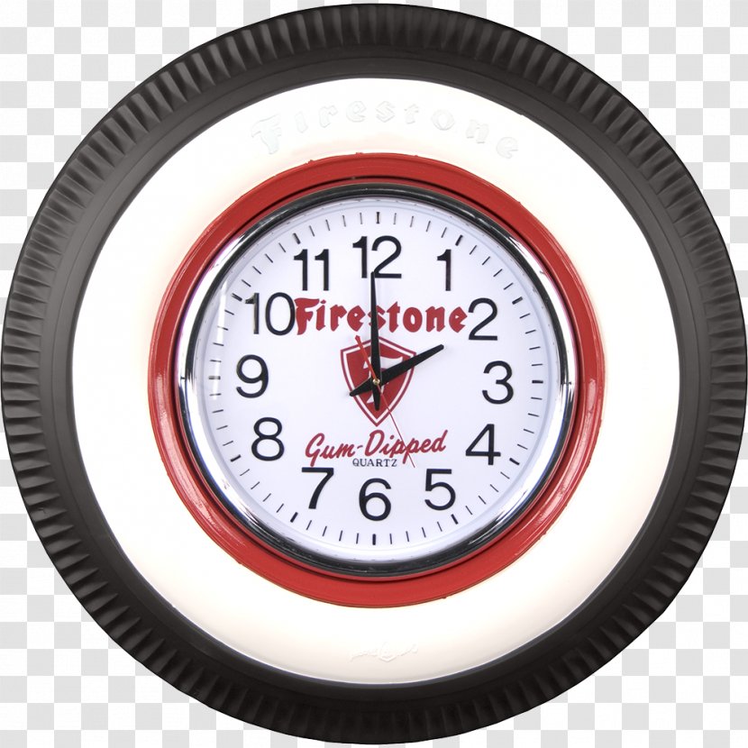 Car Alarm Clocks Firestone Tire And Rubber Company Quartz Clock - Floor Grandfather - Vintage Tires Transparent PNG