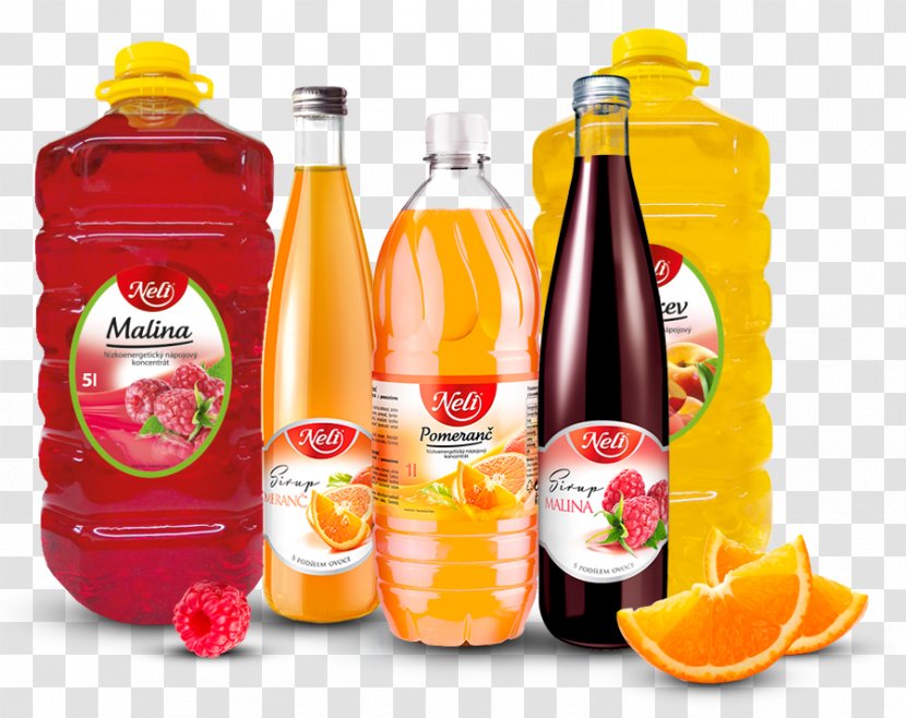 Orange Drink Soft Plastic Bottle Syrup - Fruit Transparent PNG