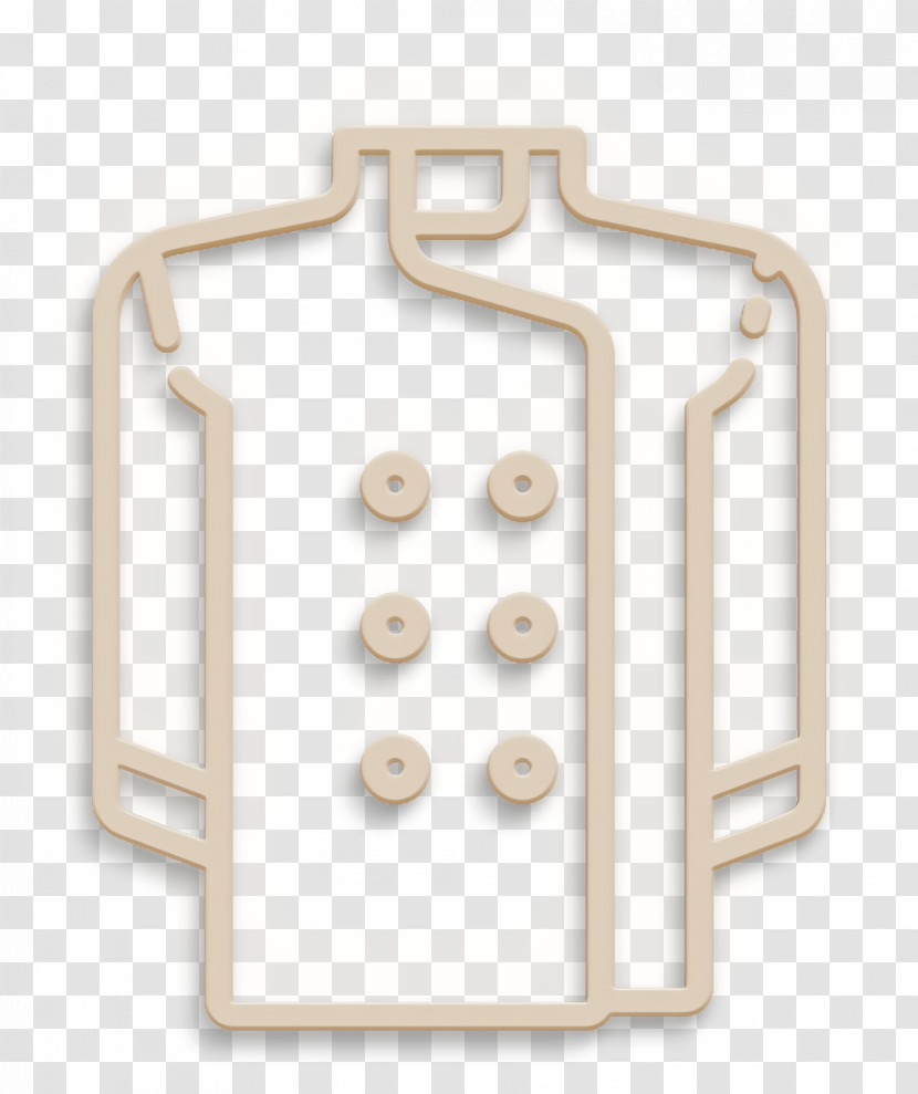 Chef Suit Icon Gastronomy Line Craft Icon Uniform Icon Transparent PNG
