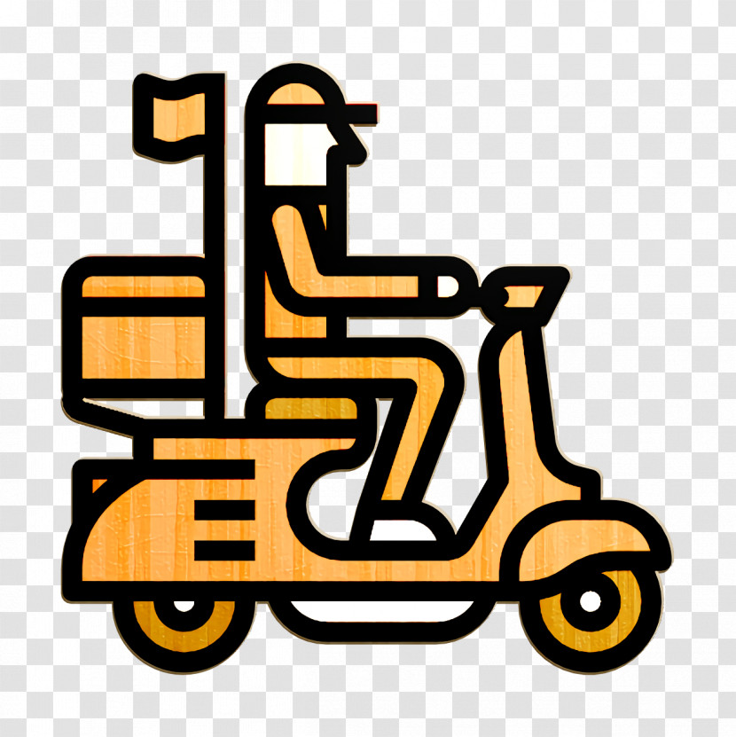 Fast Food Icon Delivery Bike Icon Bike Icon Transparent PNG