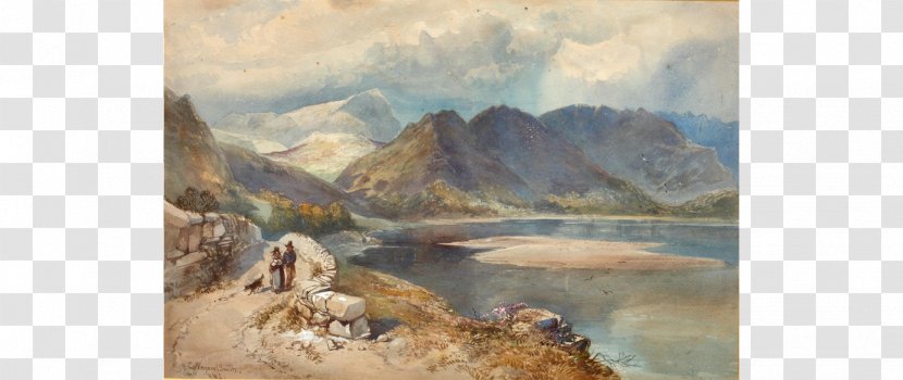 Watercolor Painting Barmouth Loch Inlet - Art Transparent PNG