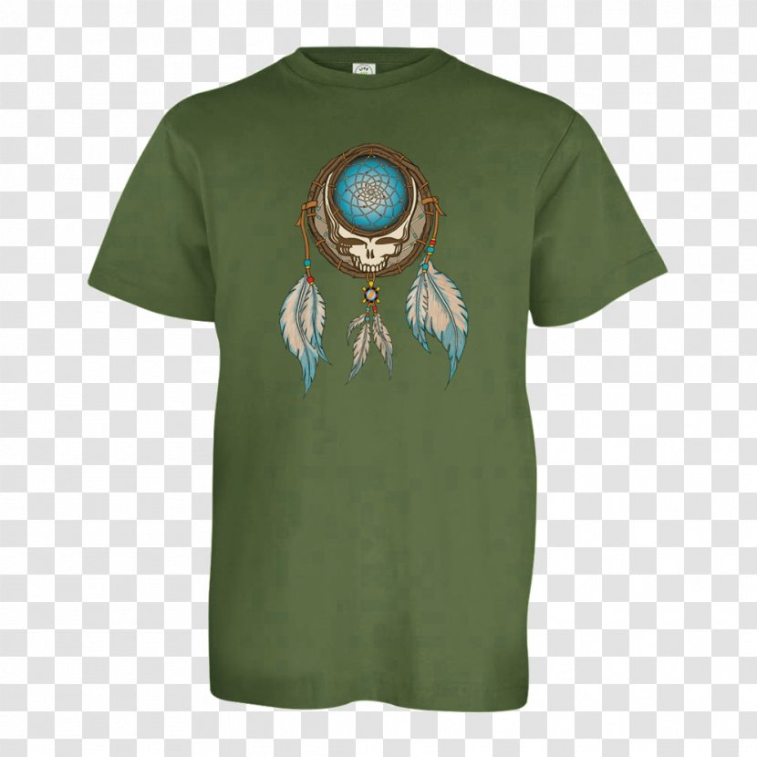 T-shirt Sleeve Steal Your Face Turquoise - Boho Dreamcatcher Transparent PNG