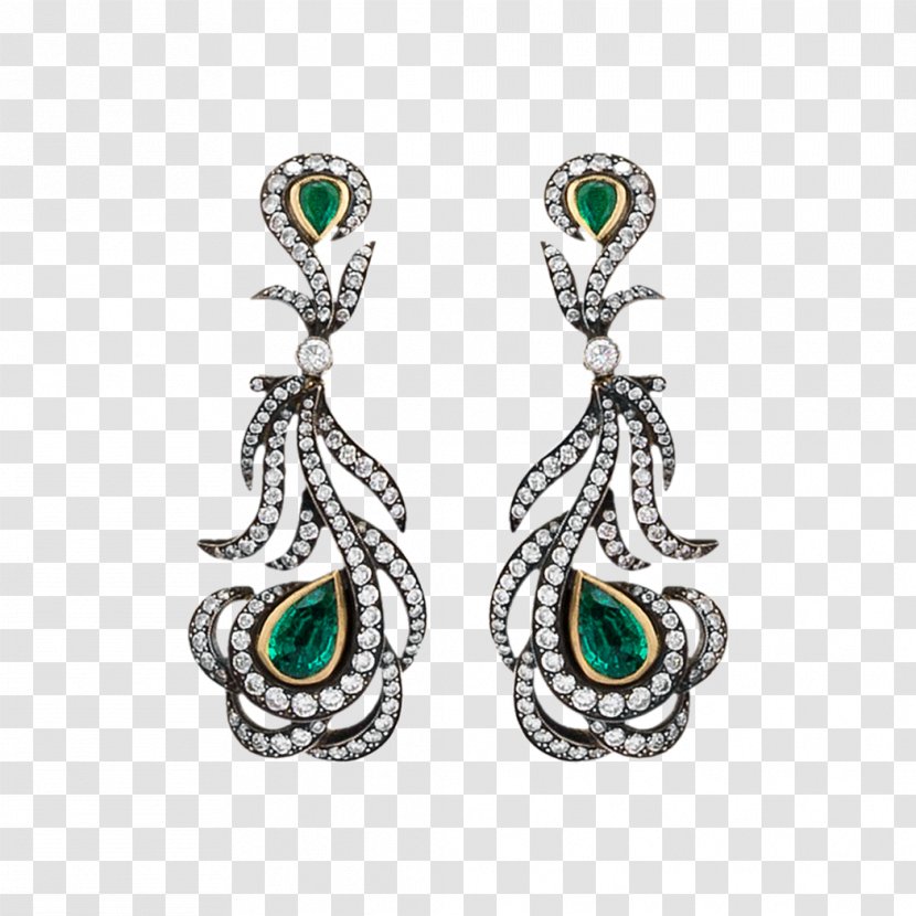 Earring Emerald Jewellery Brooch Wedding Ring - Party Transparent PNG
