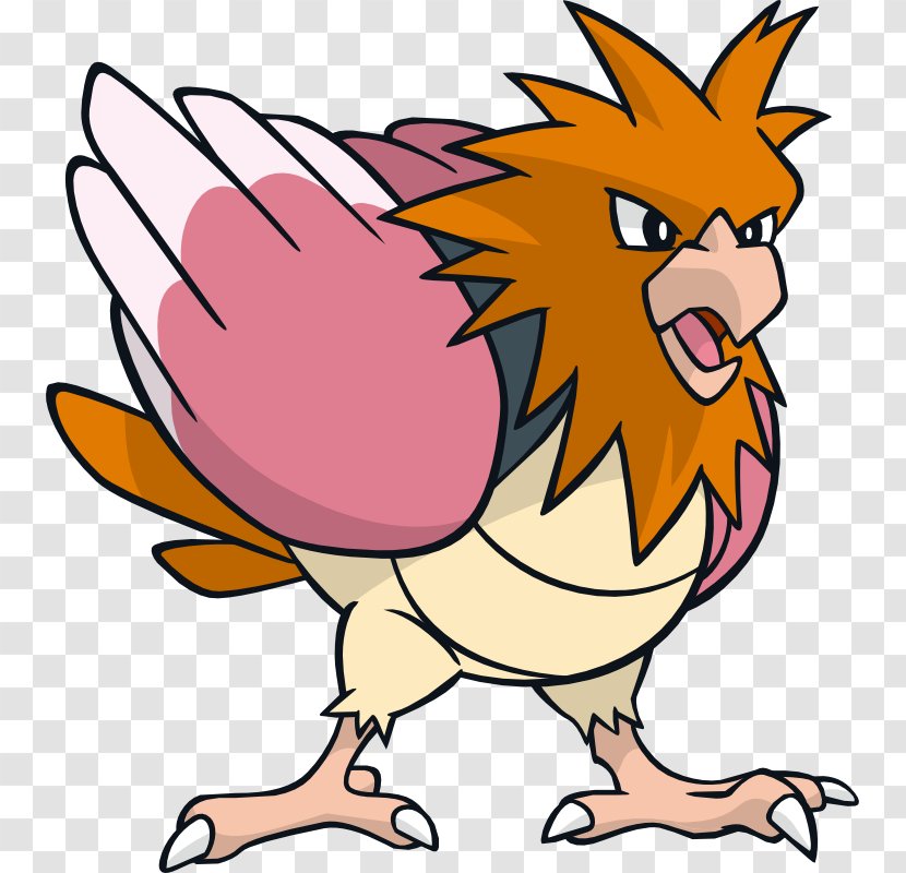 Pokémon Red And Blue FireRed LeafGreen Spearow Pikachu - Fearow - Bat Clipart Transparent PNG