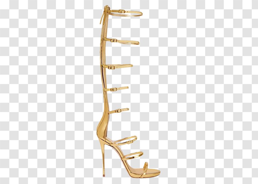 Sandal High-heeled Shoe Stiletto Heel Knee-high Boot - Human Leg Transparent PNG