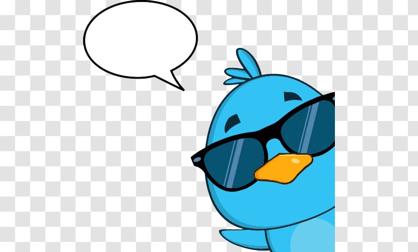 Cartoon Royalty-free Clip Art - Vision Care - Bird Wearing Sunglasses Transparent PNG