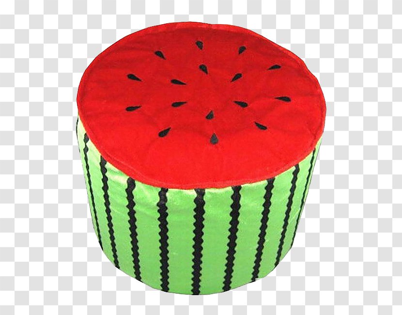 Watermelon Chair Stool Inflatable Tuffet - Creative Fruit Transparent PNG