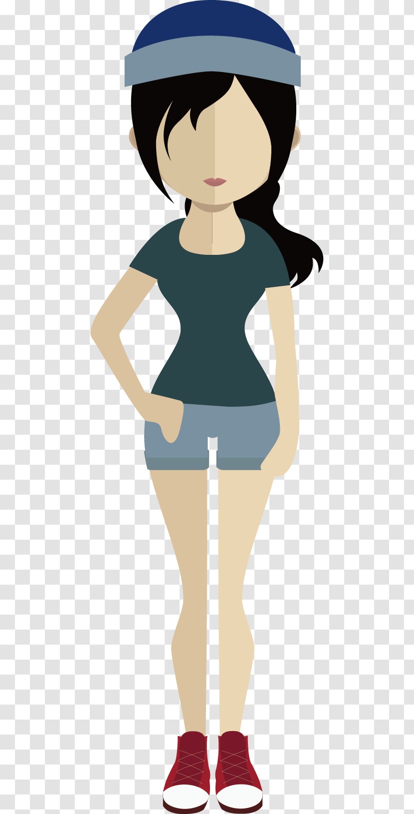 Sport Woman - Cartoon - Creative Field Mall Transparent PNG