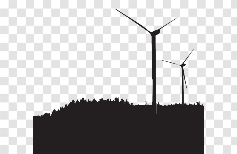 Wind Farm Windmill Turbine Electricity Kibby Power Project - Green Transparent PNG