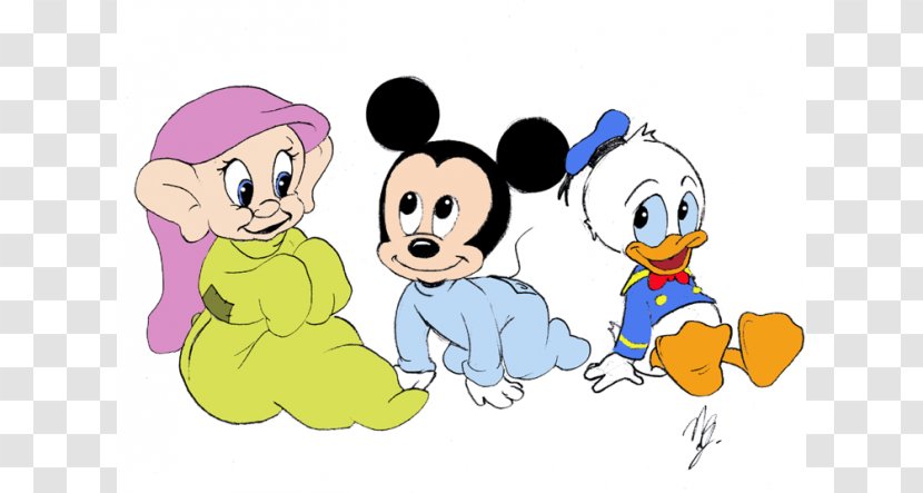 Mickey Mouse Minnie Cartoon Drawing - Heart - Babies Transparent PNG