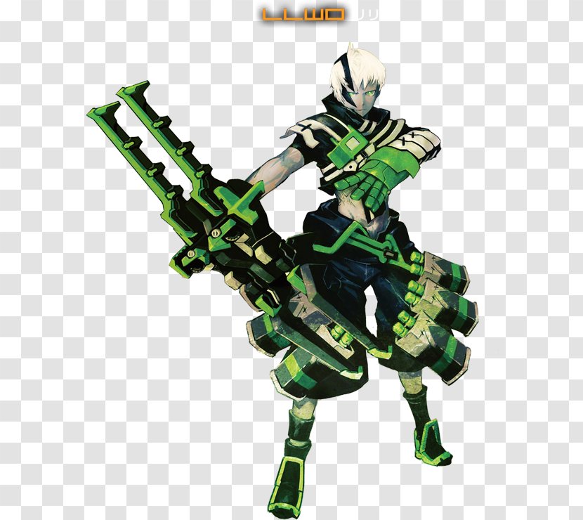 Black Rock Shooter: The Game Video Character - Cartoon - Green Transparent PNG